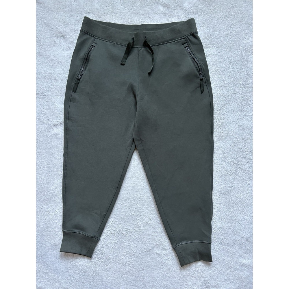 Kirkland Signature Womens Joggers Active olive Green Scuba Sz:XXL Zipper Pockets
